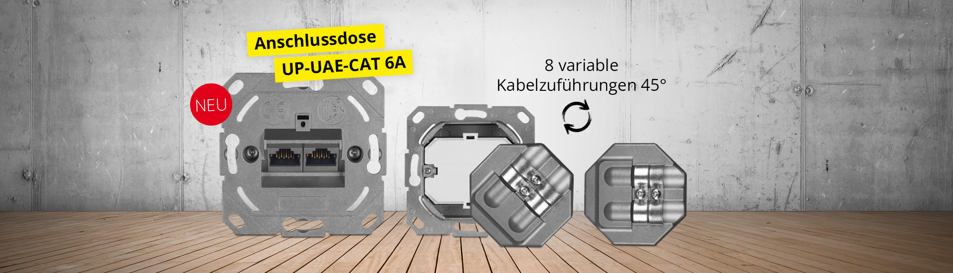 Anschlussdose UAE-CAT 6A