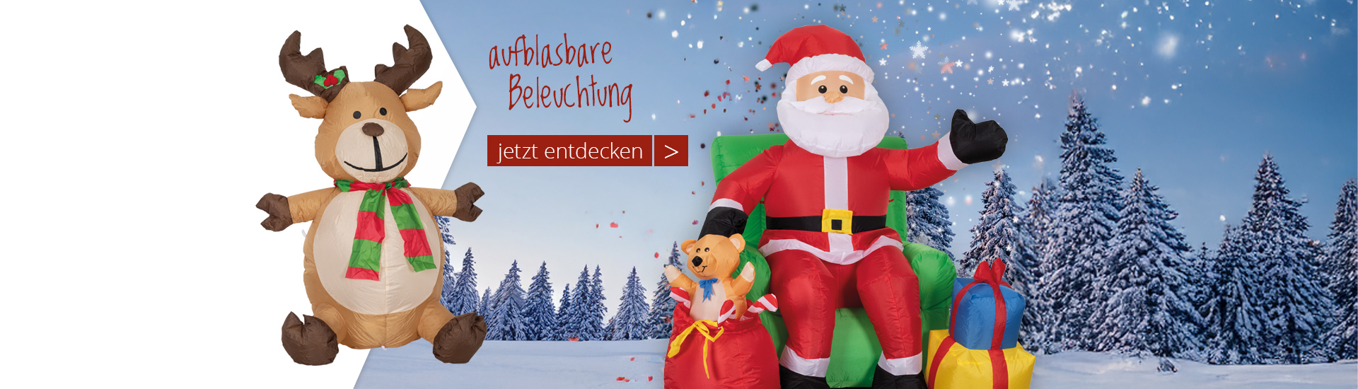 aufblasbare Beleuchtung