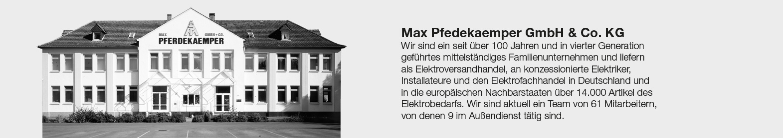Firma Max Pferdekaemper mit Infotext
