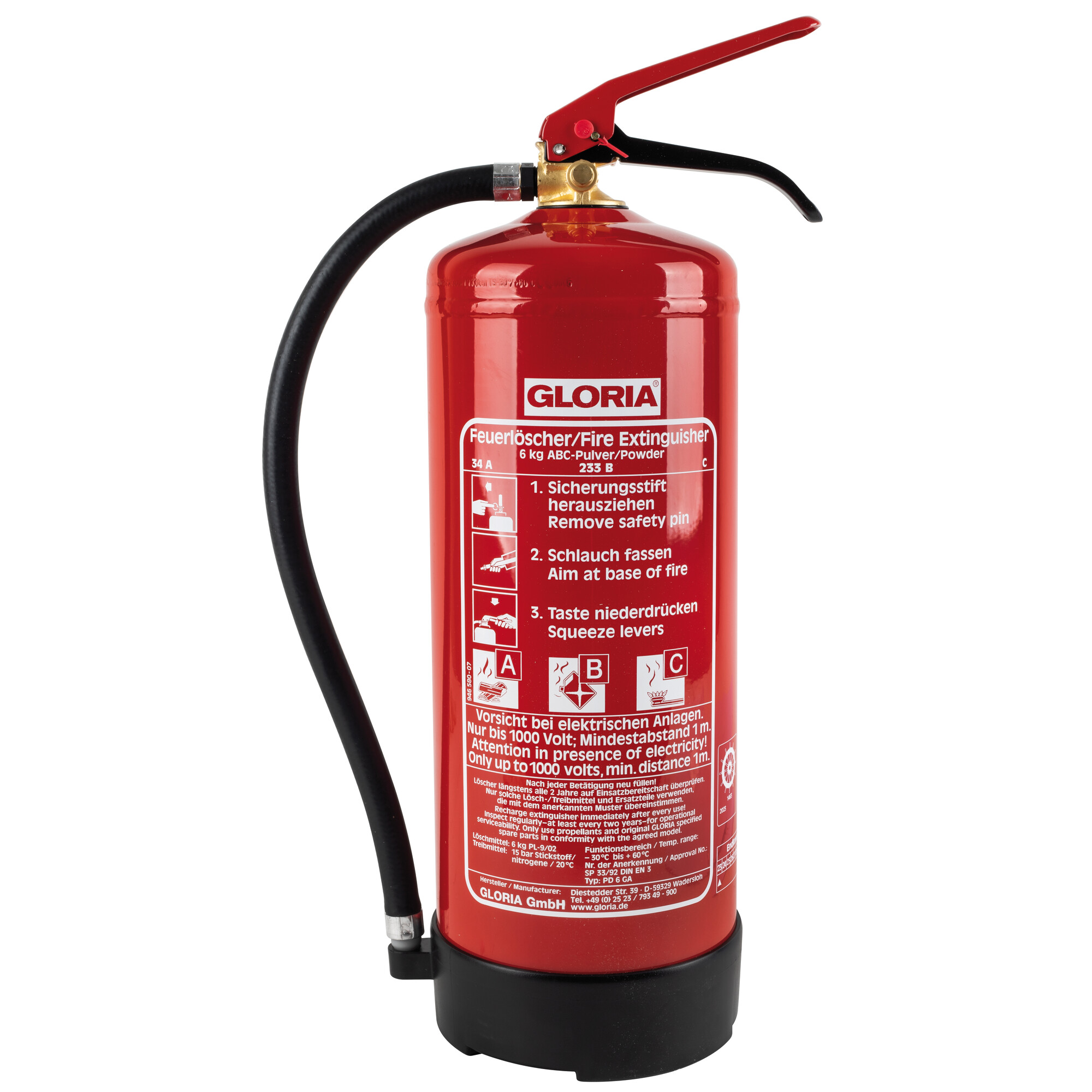 Feuerl scher Pulver 6 Kg H 500 150 Feuerl scher Brandschutz feuerl-scher-pulver-6-kg-h-500-150-feuerl-scher-brandschutz