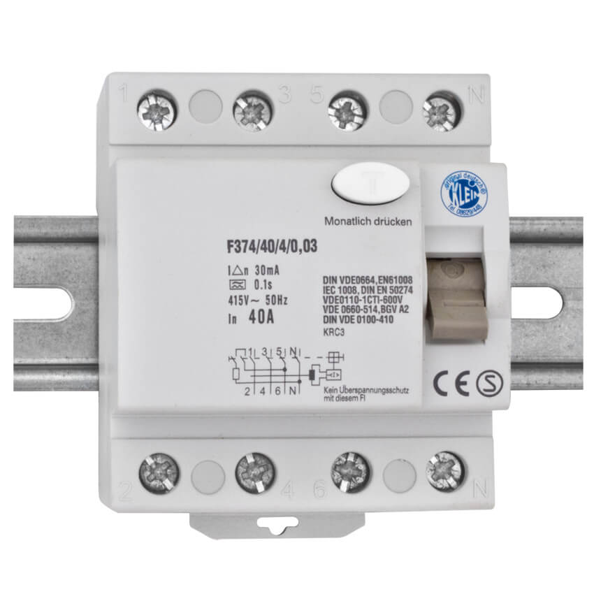 4 Poliger Fi Schalter 2 Polig Anschließen FI-Schutzschalter, 4-polig - ausverkauft213 - Max Pferdekaemper GmbH