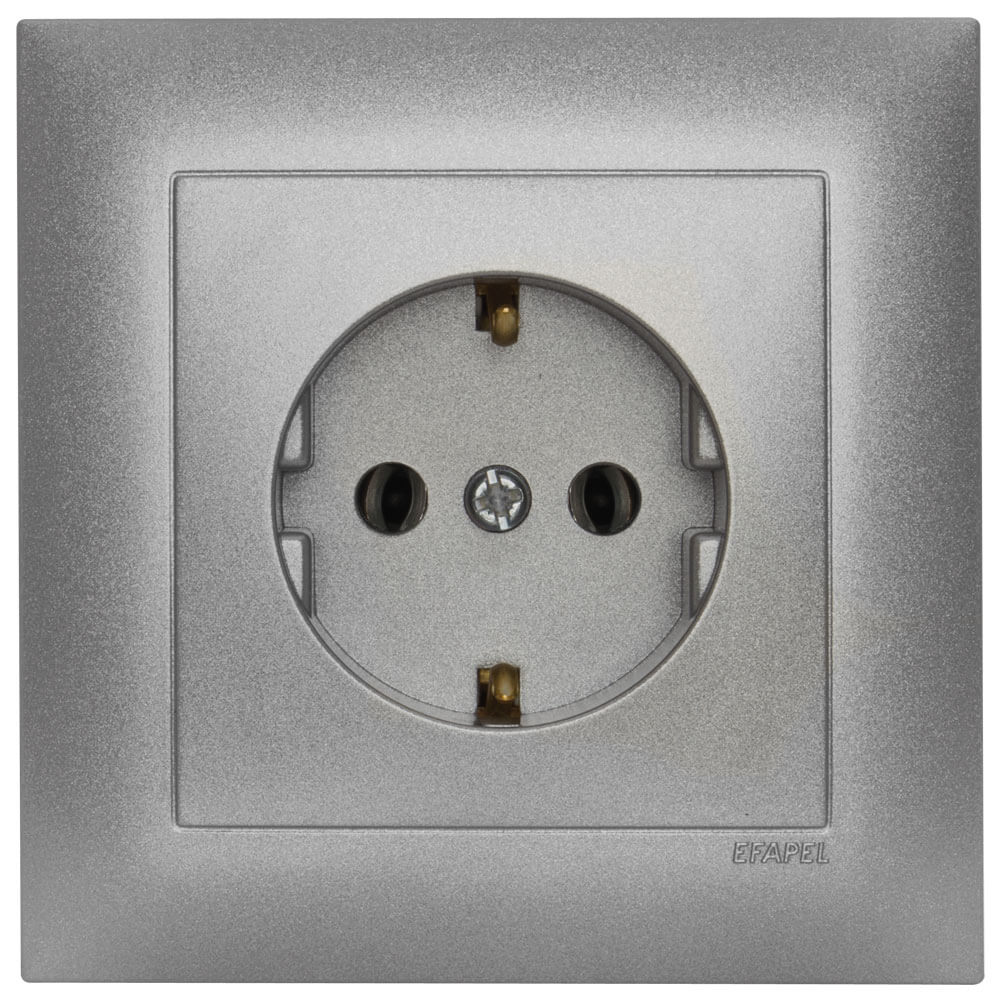 4Box IP40 Steckdosen-Abzweigdose Side – Grau, 250 V, Für Außenbereich & Feuchträume
