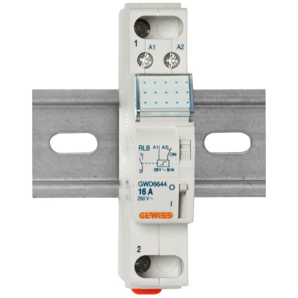 Stromstoßschalter, 230V/16A, 1 Schließer - Gewiss-Reiheneinbaugeräte ...