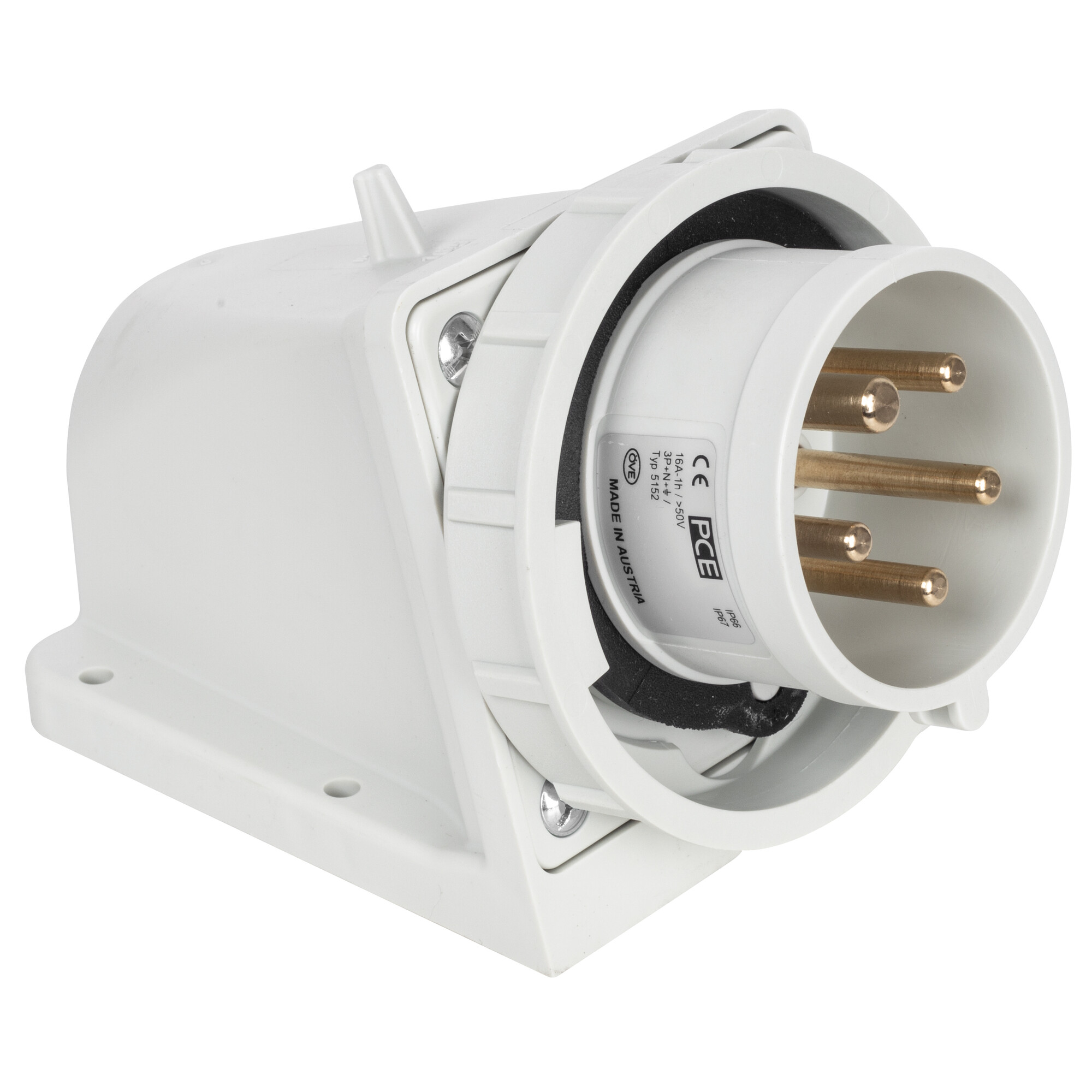 Würth CEE-Kupplung 32A 400V 5-polig IP44 - Industriestecker Mit Schraubklemmen Für Werkstatt & Baustelle