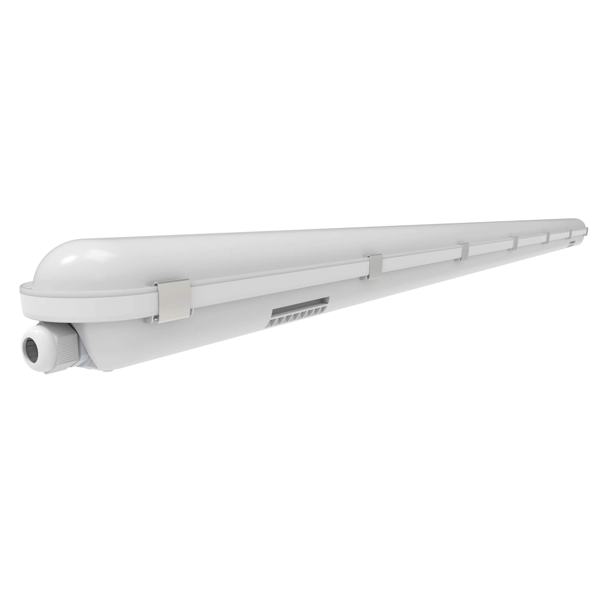 Feuchtraumwannenleuchte, LED, 4000K, mit PHILIPS-Multiwatt 