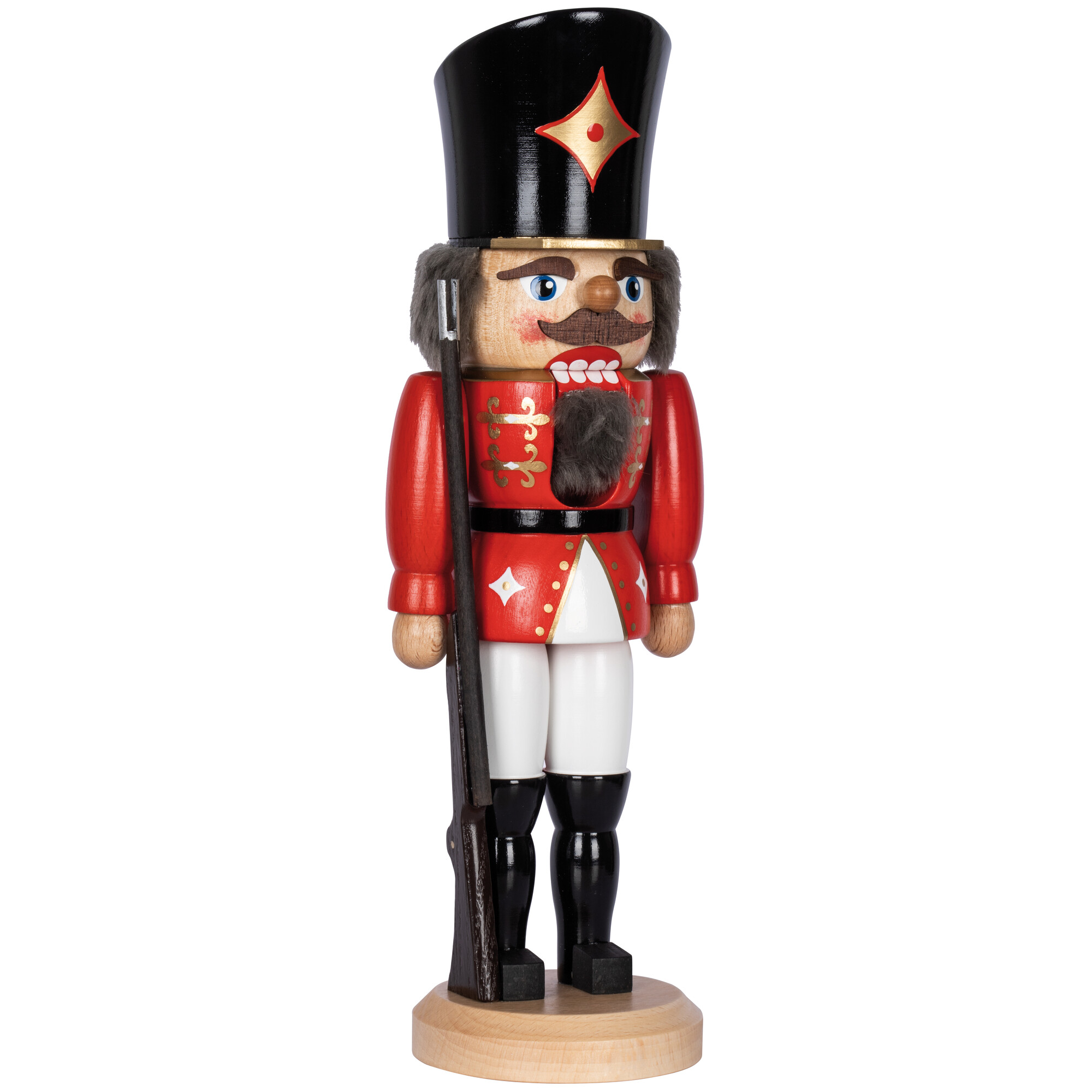 Marco Paul Nussknacker 115cm - Traditioneller Weihnachtsdekoration Plüsch