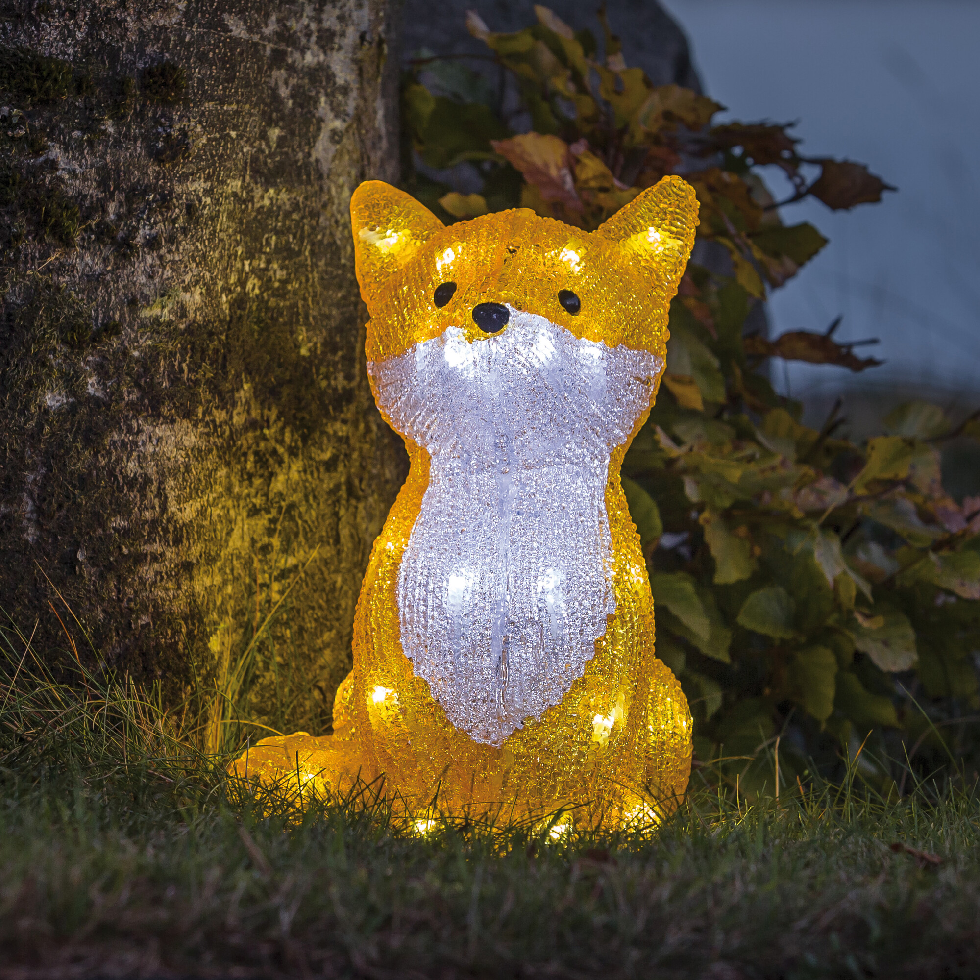 LEDFuchs, 32 weiße LEDs Weihnachtliche Beleuchtung