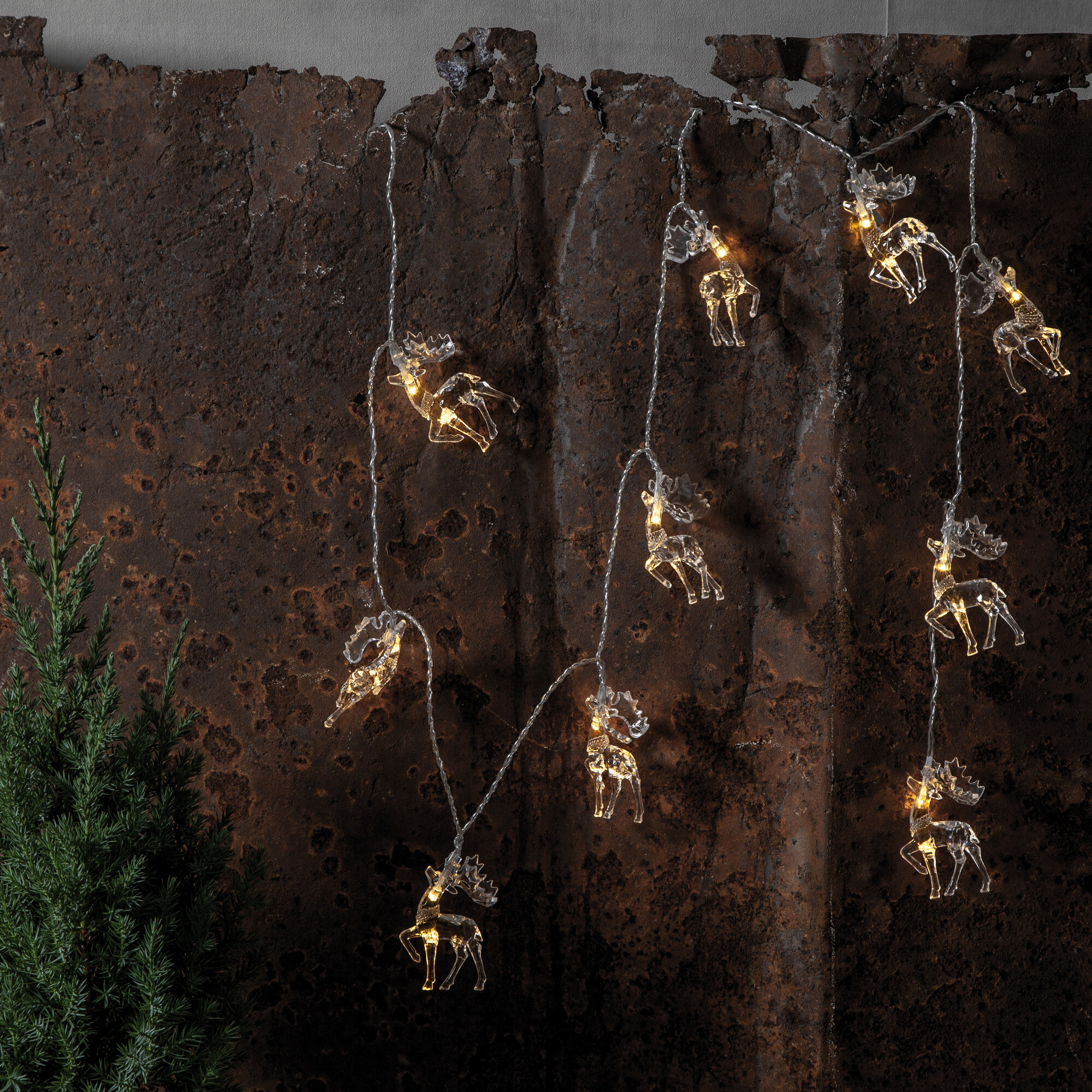 Best Season LED-Minilichterkette, 48 LEDs, Warmweiß – Batteriebetrieben, Mit Timer, 8 Funktionen