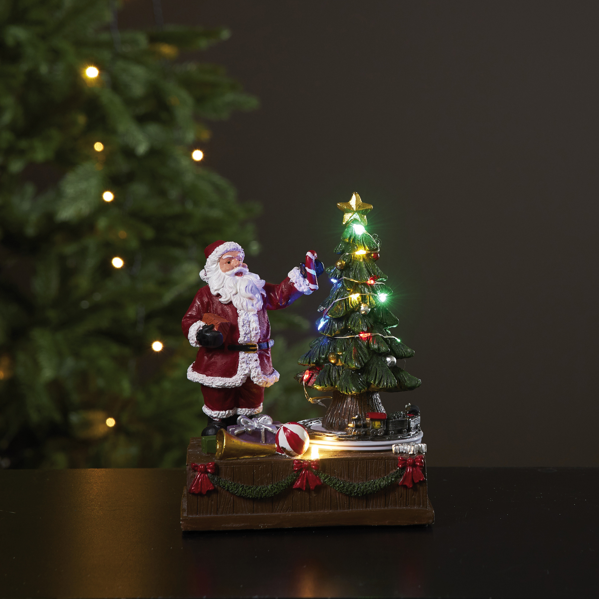 Weihnachtsfigur, KIDSVILLE, 13 bunte LEDs - Dekoartikel ...