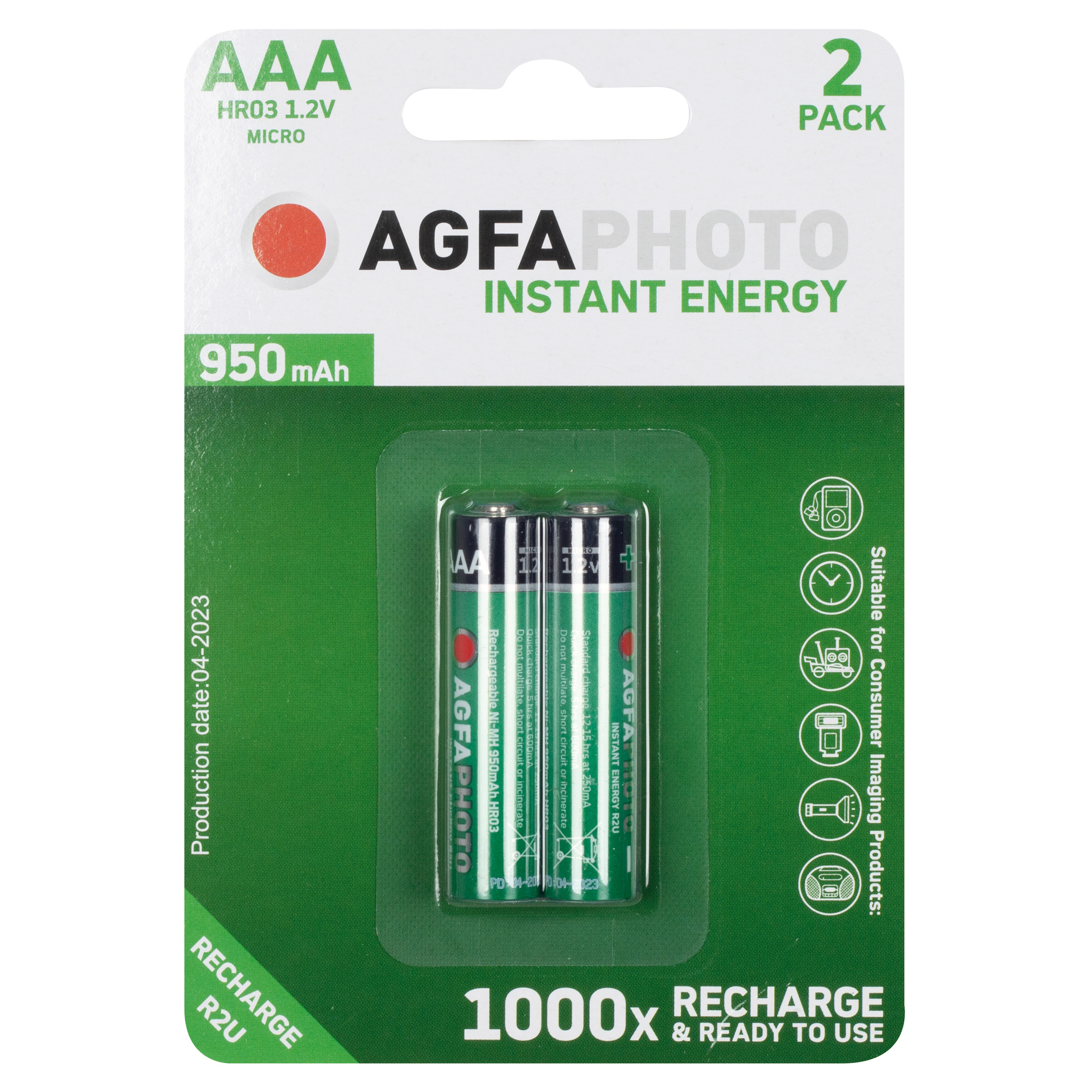 NiMhAkku, DIRECT ENERGY, Blisterware Akkus Batterien