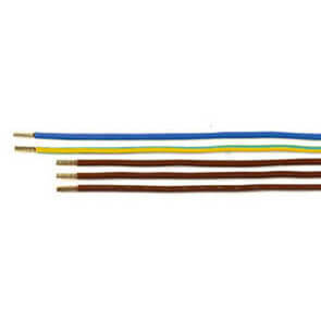 Zhlerabgangsleitung, 5 x 10, 3 x braun, L 575, 1 x blau, L 1.100, 1 x grn/gelb, L 1.100, beidseitig mit Hlsen