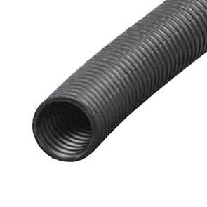 flexibles PVC-Isolierrohr,  metrisch, gewellt, schwarz 