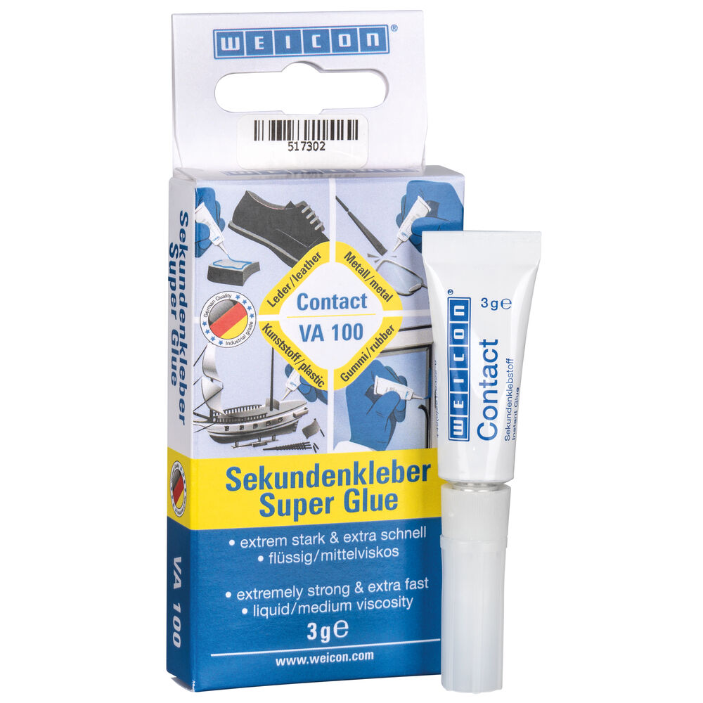 Sekundenkleber, VA 100 Cyanacrylat-Klebstoff, d�nnfl�ssig, (mittelviskos) Bild 2