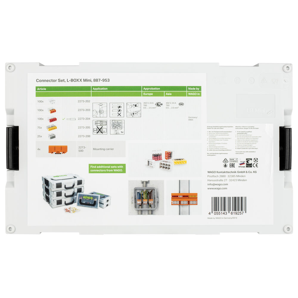 L-BOXX-Set Mini, mit Steckklemmen Serie 2273 Bild 3