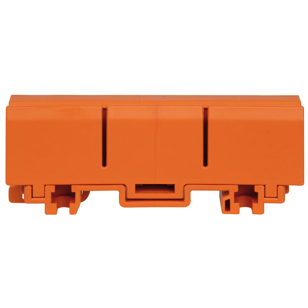 Befestigungsadapter fr 3 COMPACT- Steckklemmen, orange