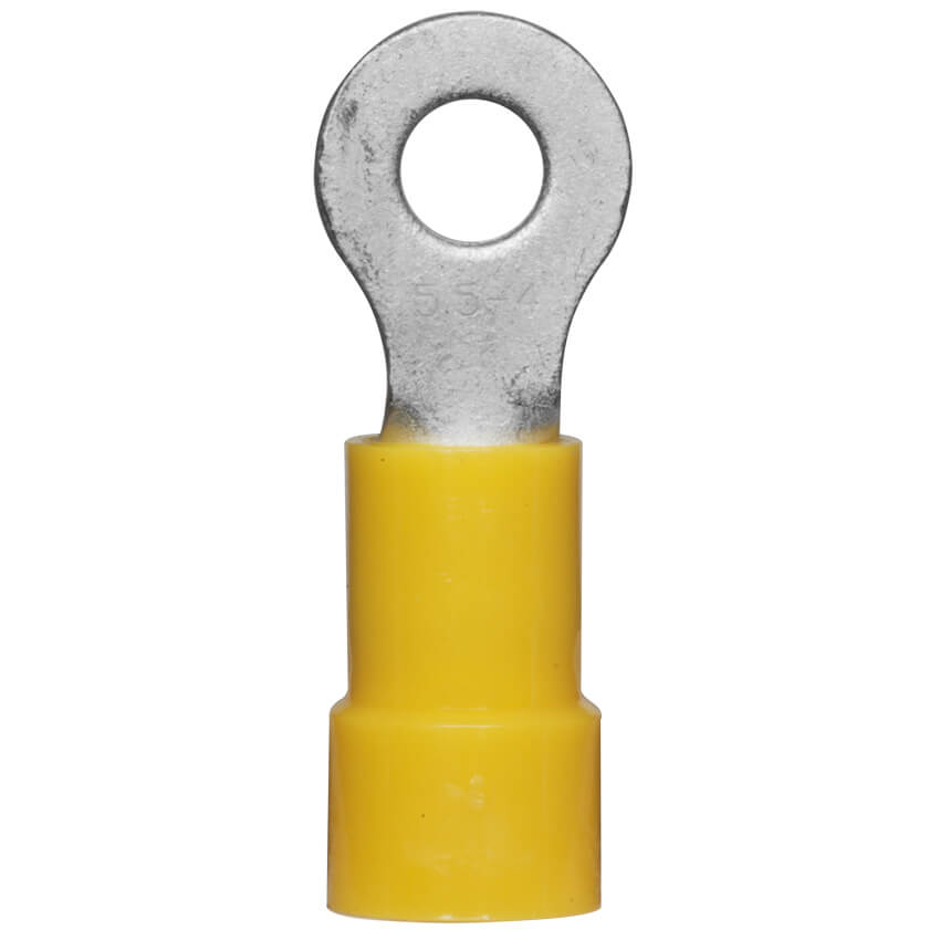 Ringkabelschuh, PVC-Isolation, DIN 46237, gelb