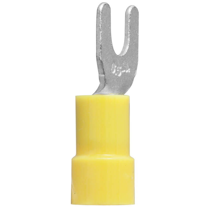Gabelkabelschuh, PVC-Isolation, DIN 46237, gelb Bild 2