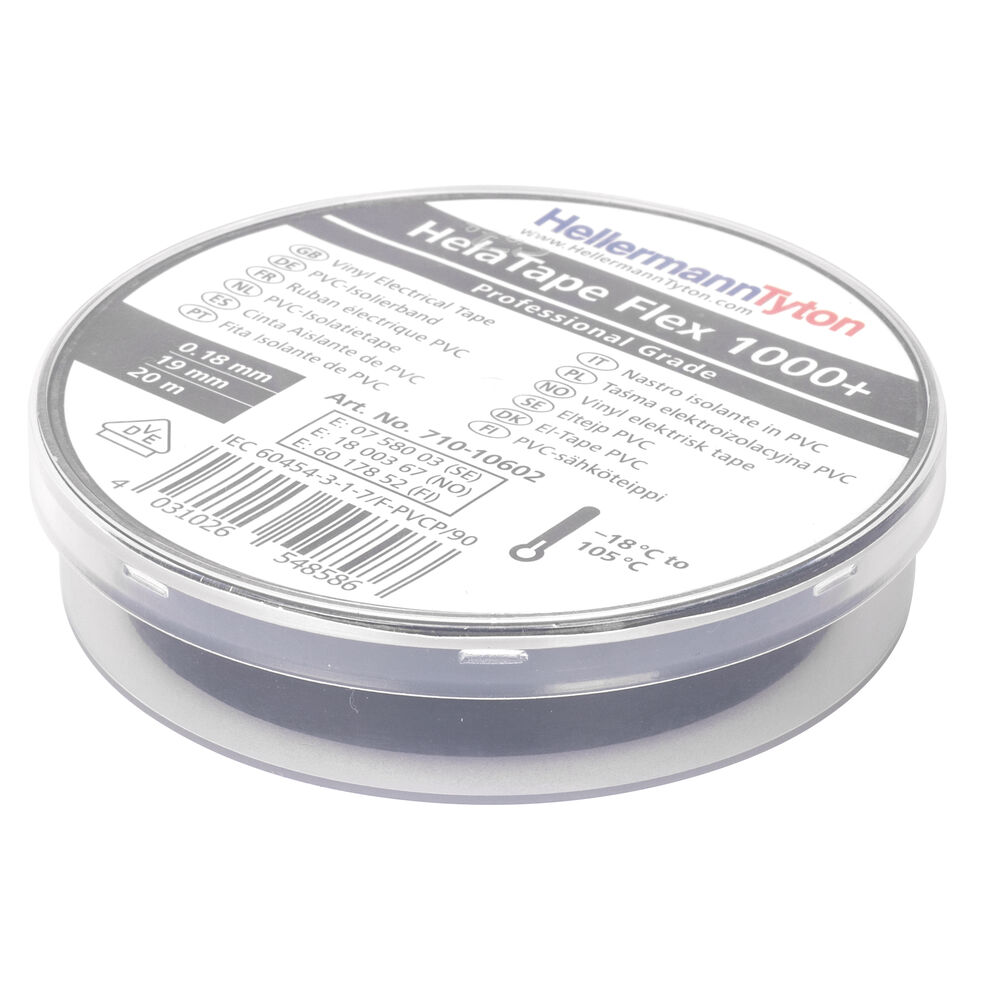 PVC-Isolierband, HelaTape Flex 1000+, Breite 19 mm, L�nge 20 m Bild 2