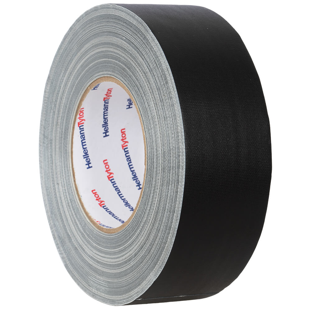 Gewebeklebeband, HELATAPE TEX, Breite 50mm, Lnge 50 m, schwarz/matt