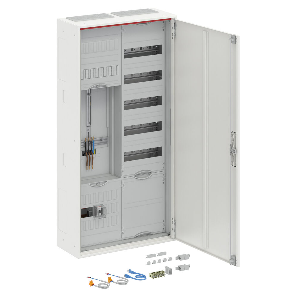 Zhlerschrank, TAB 2000, 1 x 3-Punkt Zhlerplatz, 1 x Verteilerfeld 5-reihig, mit APZ-Feld Bild 2