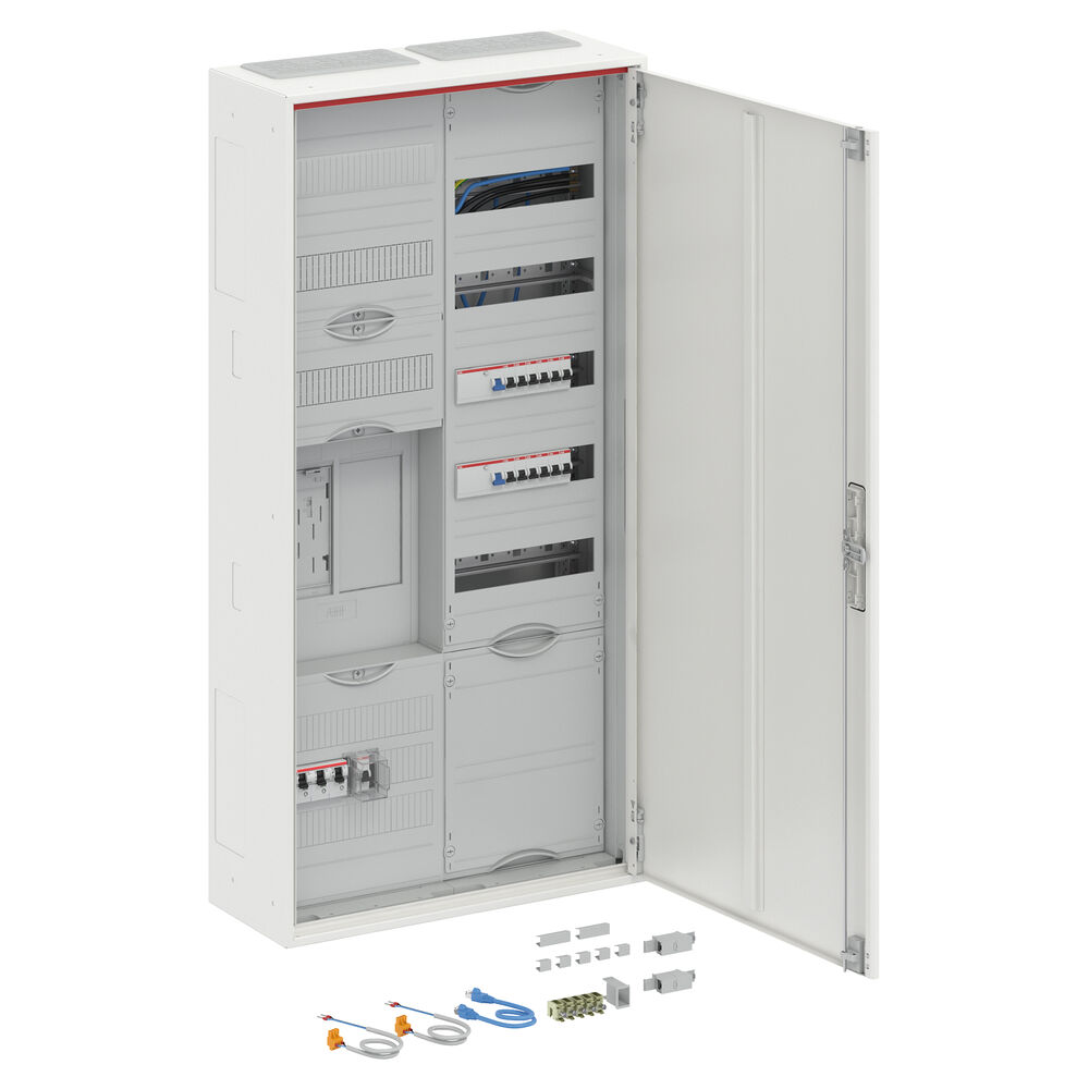Zhlerschrank, TAB 2000, 1 x eHZ Zhlerplatz, 1 x Verteilerfeld 5-reihig, mit APZ-Feld, Komplettschrank Bild 2