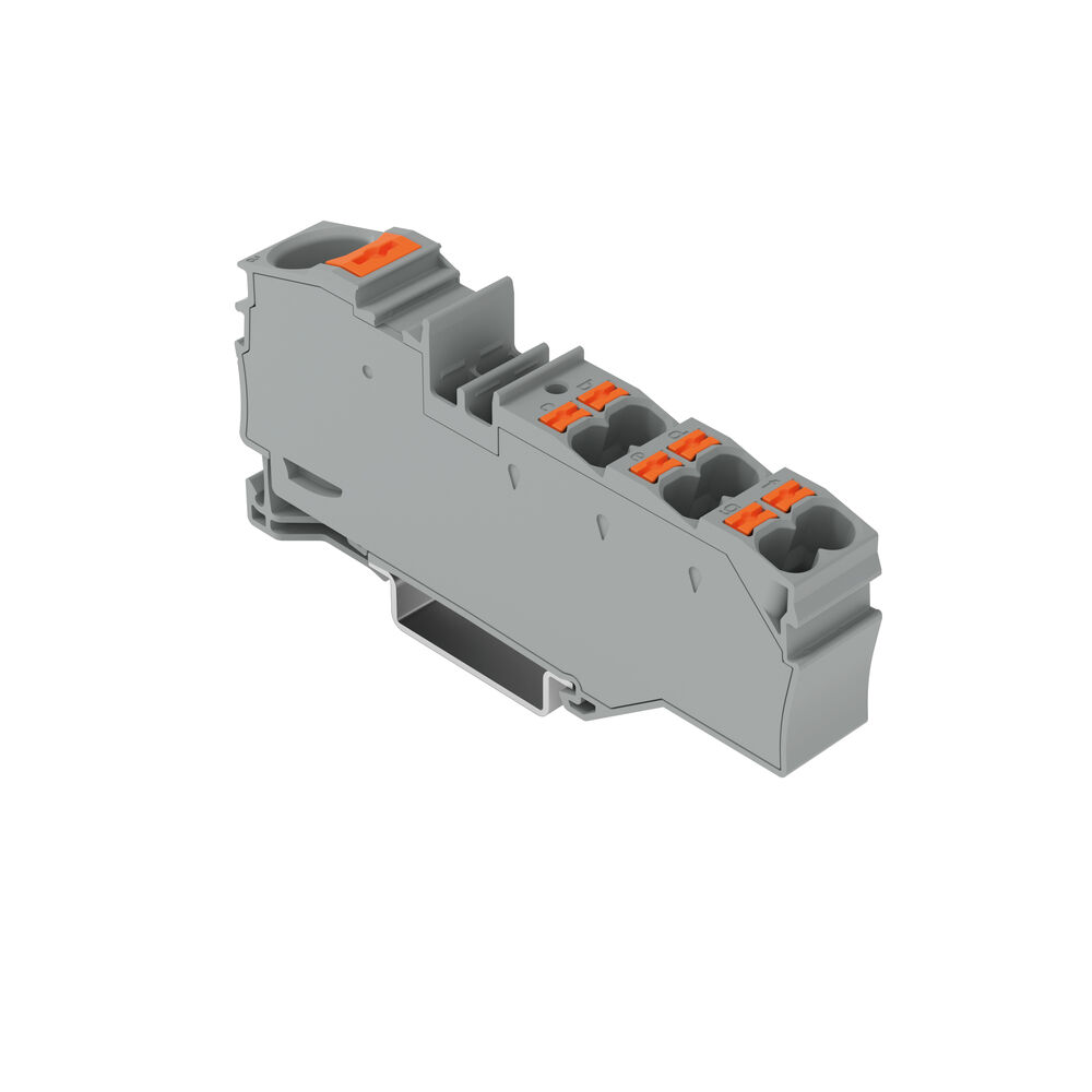 Verteiler-Klemme, TOP-JOB-S, mit Dr�cker, Zugang 1 x K/U 16 mm�, Abgang 6 x K/U 6 (4) mm�, f�r Anwendungen Ex e II geeignet Bild 2