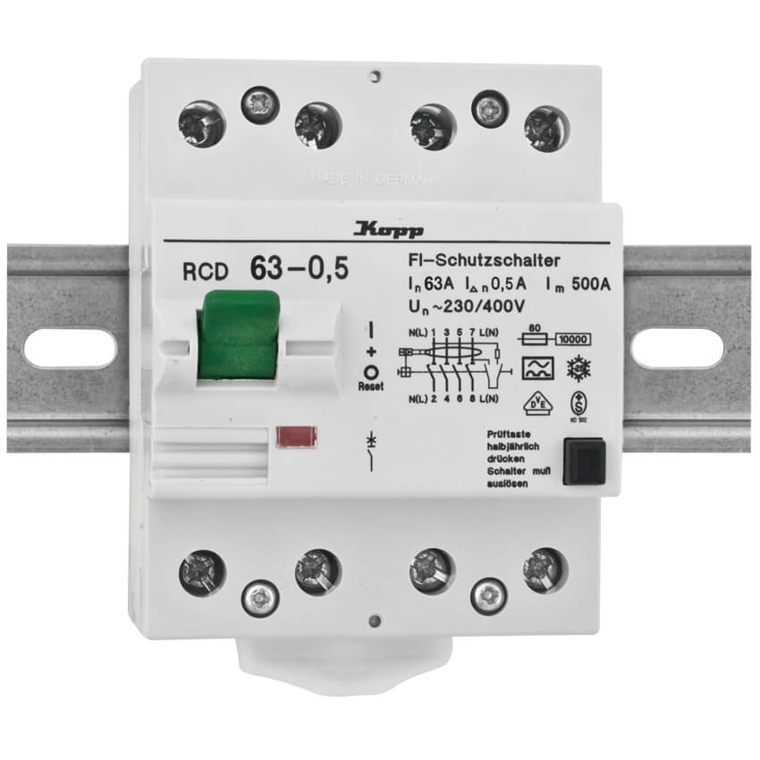 FI-Schutzschalter, 4-polig