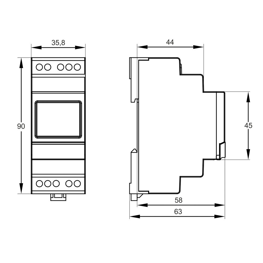 Schaltuhr und Dimmer, P872413 pro4, 1 Kanal, Tages- und Wochenprogramm, ASTRO-Funktion, Schaltabstand 1 Minute, mit Gangreserve Bild 4