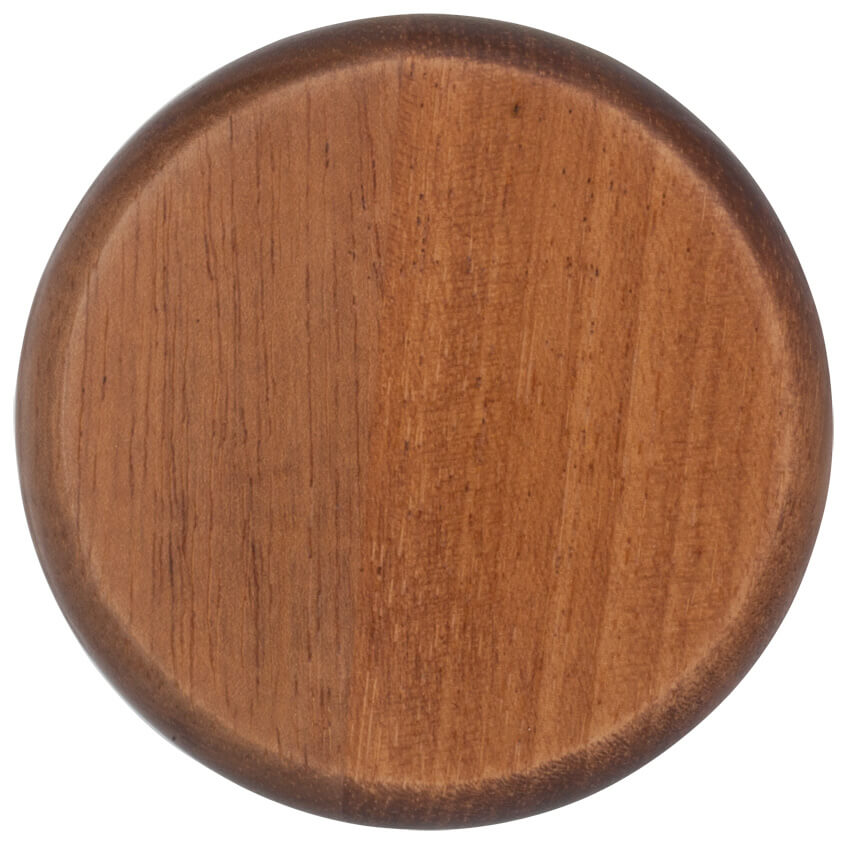 Holz-Bodenplatte, fr Schalter und Steckdosen, eiche dunkel
