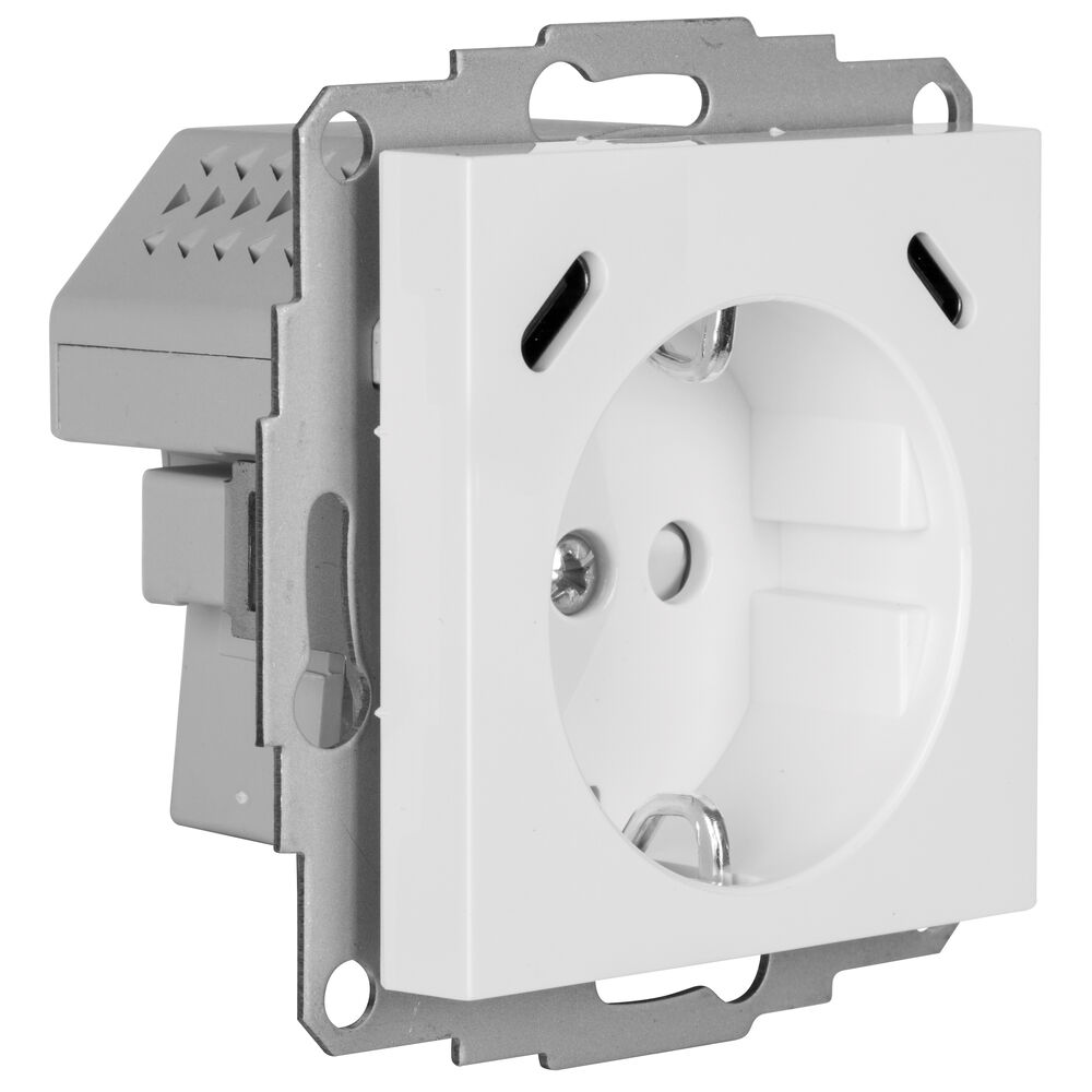 Kombi-Steckdose, 2 x USB-C, Gesamtleistung max. 25W, Zentralplatte 55 x 55, reinwei (~RAL 9010) Bild 2