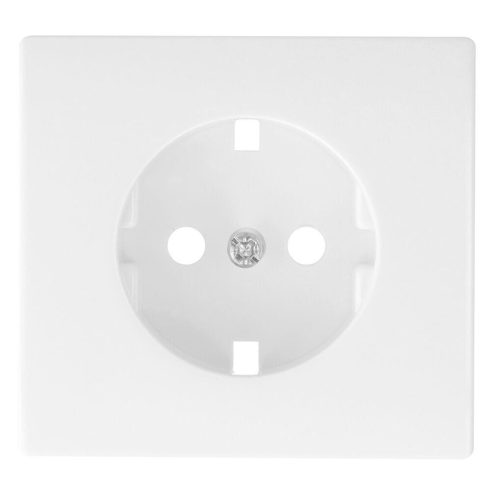 Ersatzplatte, f�r Kombi-Steckdose, APOLO 5000, signalwei�