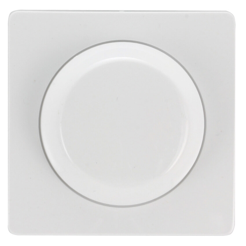 Abdeckung fr  Dreh-/Druck-Dimmer,  50 x 50 mm, reinwei