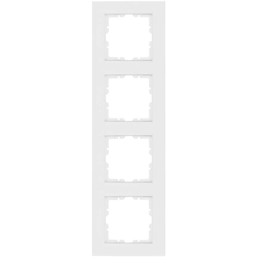 Abdeckrahmen, OBJEKT HK 07, Kunststoff, reinwei� (RAL 9010)