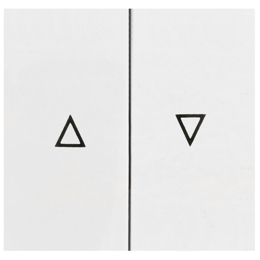 Schalterwippe, f�r Jalousie-Schalter, K55�BB, reinwei�