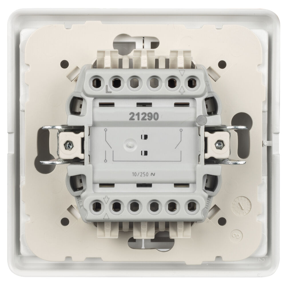 UP-Jalousie-Schalter, mechanisch, Komplettger�t, APOLO 5000, signalwei� Bild 2