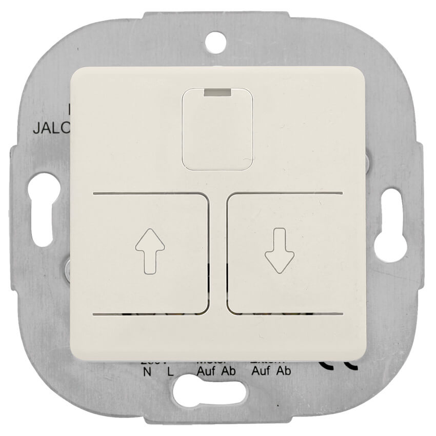 Kombi-Rolladen-Schalter, elektronisch, Kombigert, reinwei