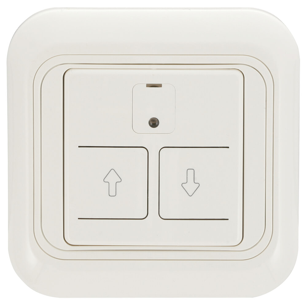 Kombi-Rolladen-Schalter, elektronisch, 230V/750VA, reinwei