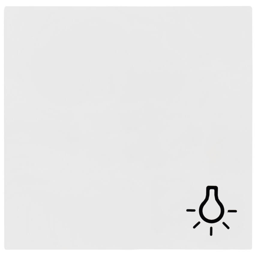 Wippe, mit Symbol, alte Generation, Standard 55, reinwei glnzend