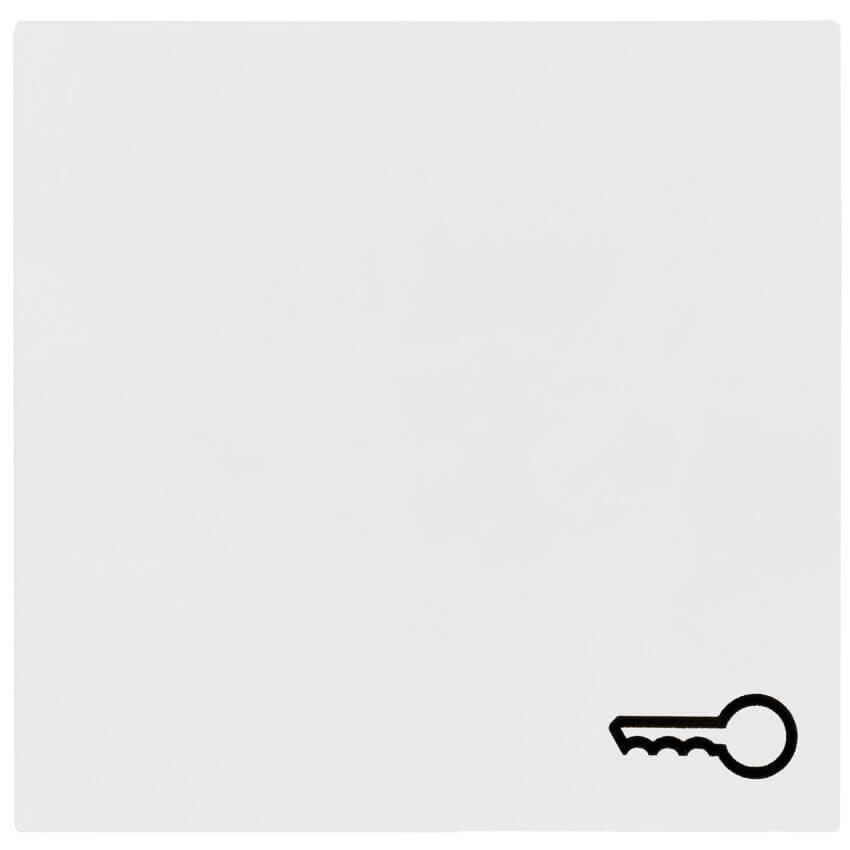 Wippe, mit Tr Symbol, alte Generation, Standard 55, reinwei glnzend