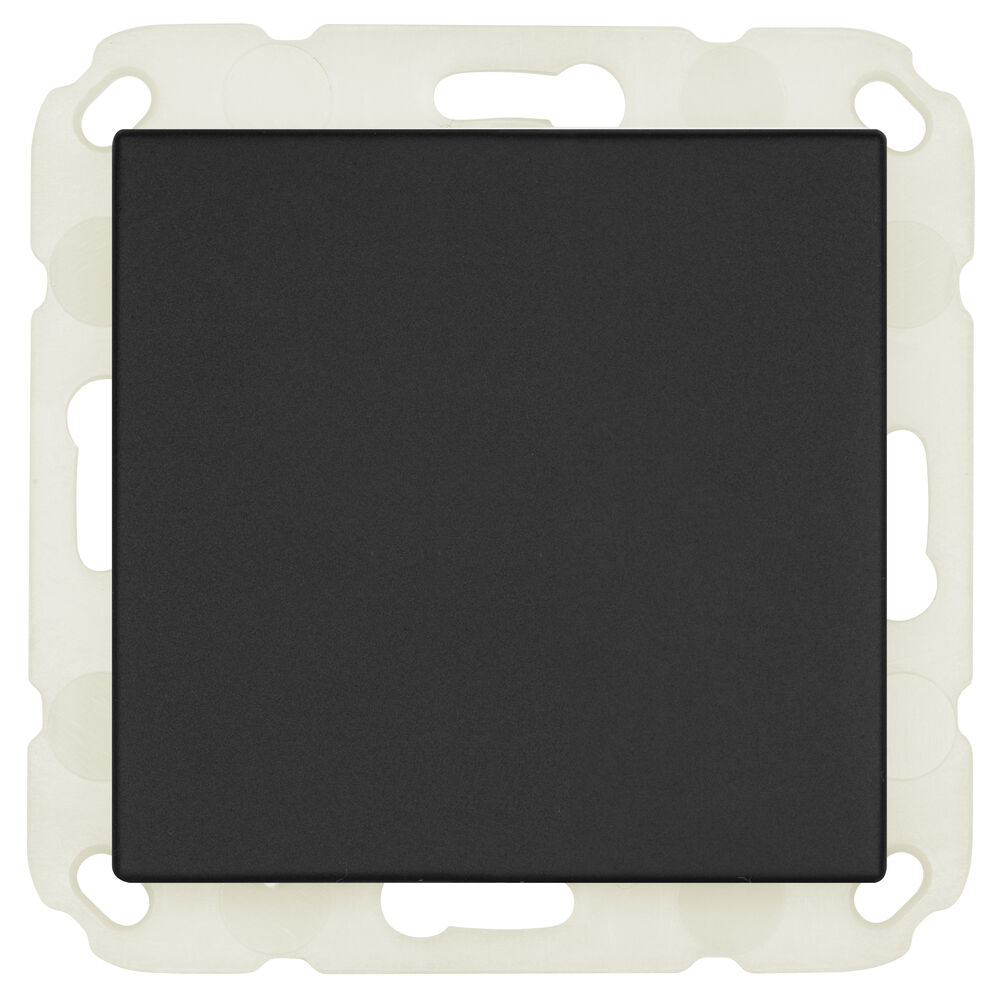 Blindabdeckung, ohne Zugentlastung, KLEIN K55 BBblack, schwarz matt