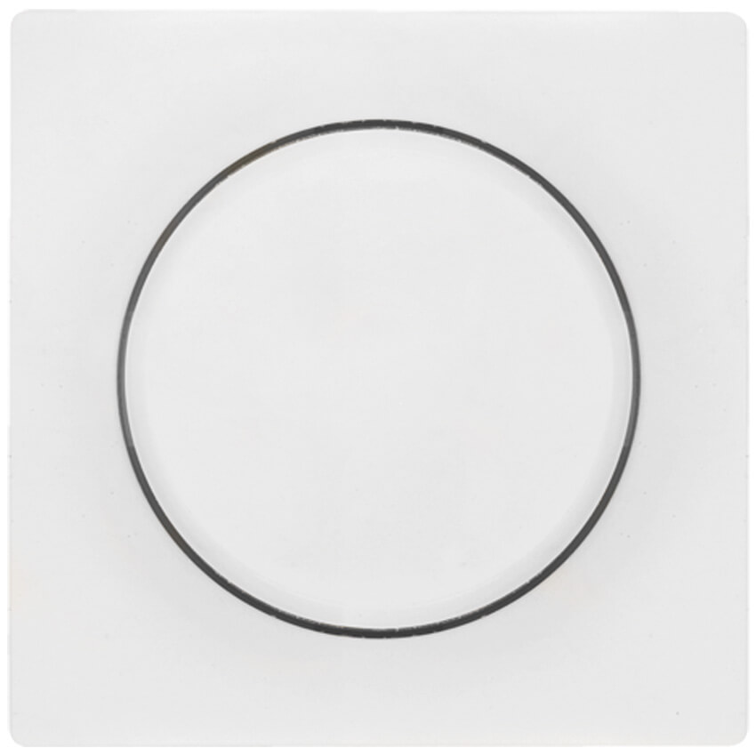 Abdeckung, fr Dreh- und Druck-Dimmer, KLEIN K55, reinwei