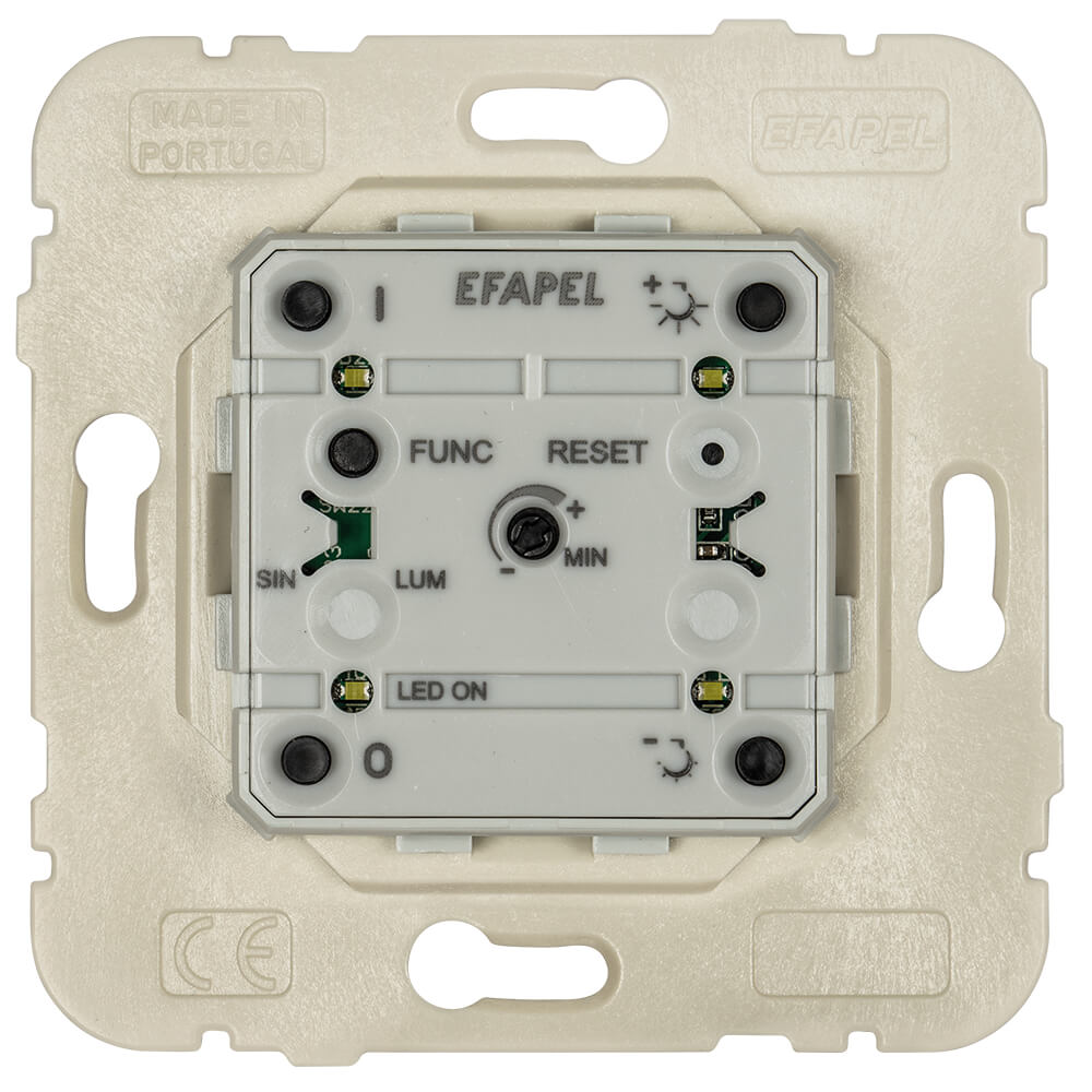 LED-Universal-Tastdimmer, 5 - 250W, LED 5 - 75W, Phasenan- und abschnitt