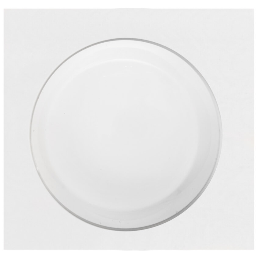 Abdeckung, fr Wipp-/Dreh-Dimmer, OBJEKT HK 07, reinwei (RAL 9010)