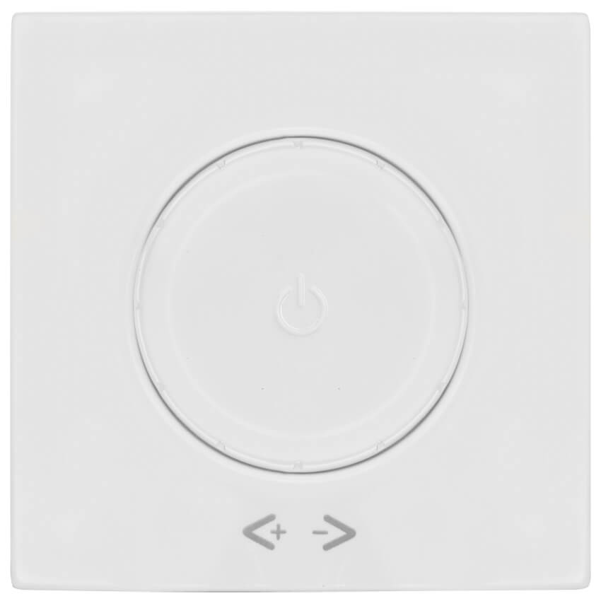 Abdeckung, fr Dreh- und Druck-Dimmer, MERIDIAN, reinwei