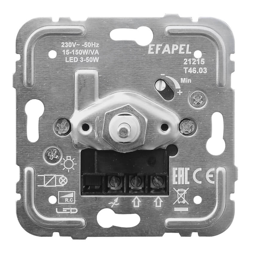 Druck-/ Wechsel- Dimmereinsatz, 15 - 150W/VA, LED 3 - 50W