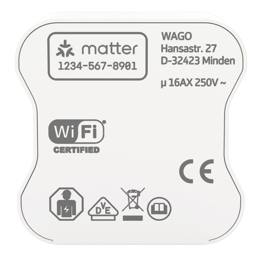 Smarthome Aktor, 1 Kanal, Matter� over Wi-Fi�, f�r Lichtkreis oder Steckdose Bild 3