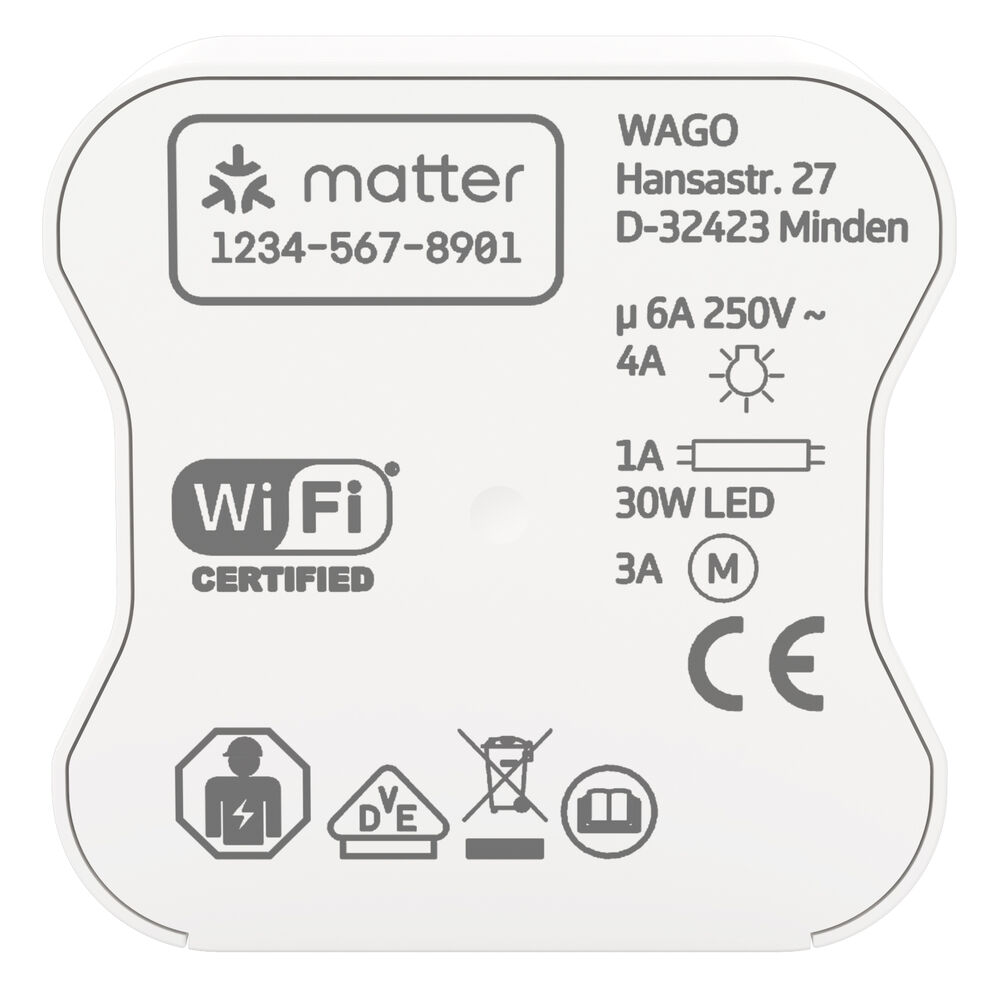 Smarthome Aktor, 2 Kanal, Matter� over Wi-Fi�, f�r Lichtkreis oder Steckdose Bild 3