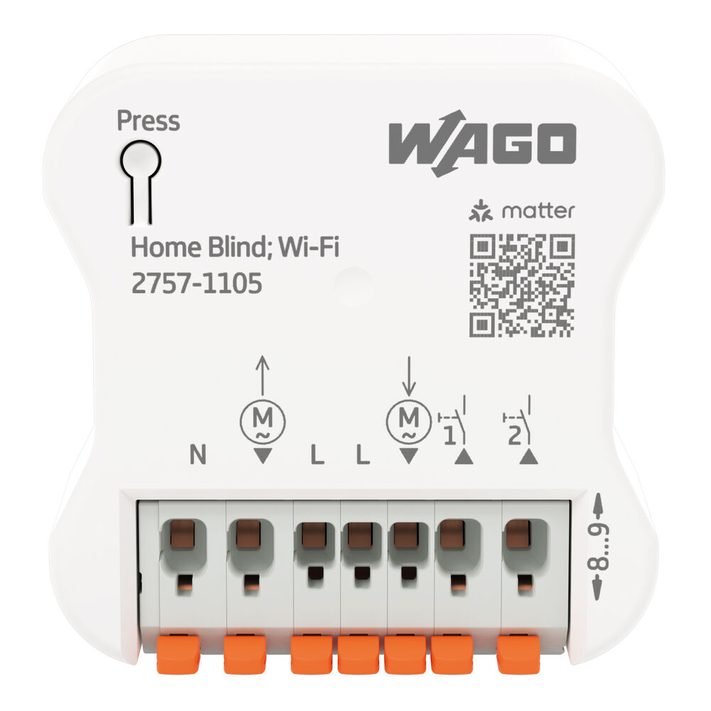 Smarthome Aktor, 2 Kanal, Matter� over Wi-Fi�, f�r elektrische Antriebe Bild 2