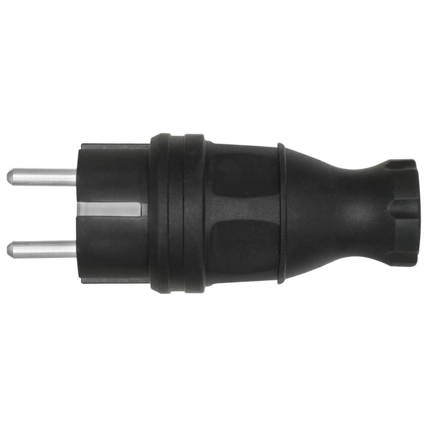 Elastomer-Stecker, schwarz