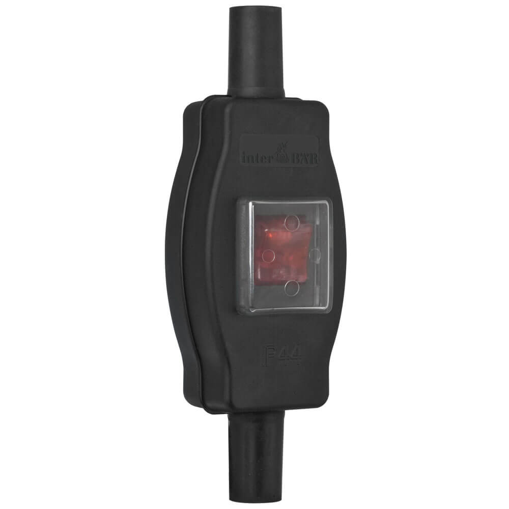 Schnur-Schalter, 16(4)A, schwarz - Schnurschalter Leuchtenschalter